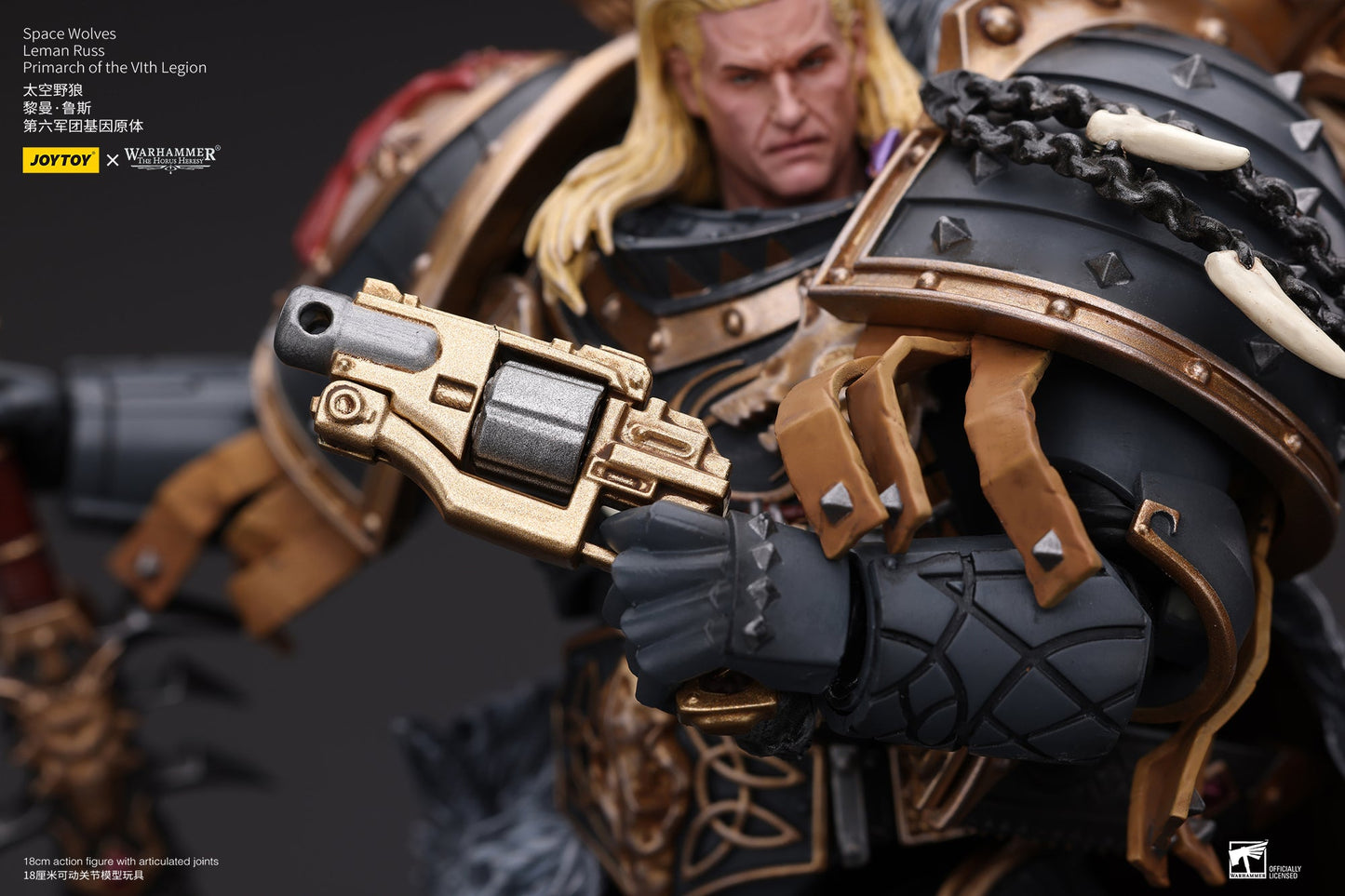 (RE-RUN) Space Wolves Leman Russ Primarch of the VIth Legion - Warhammer "The Horus Heresy" Action Figure By JOYTOY