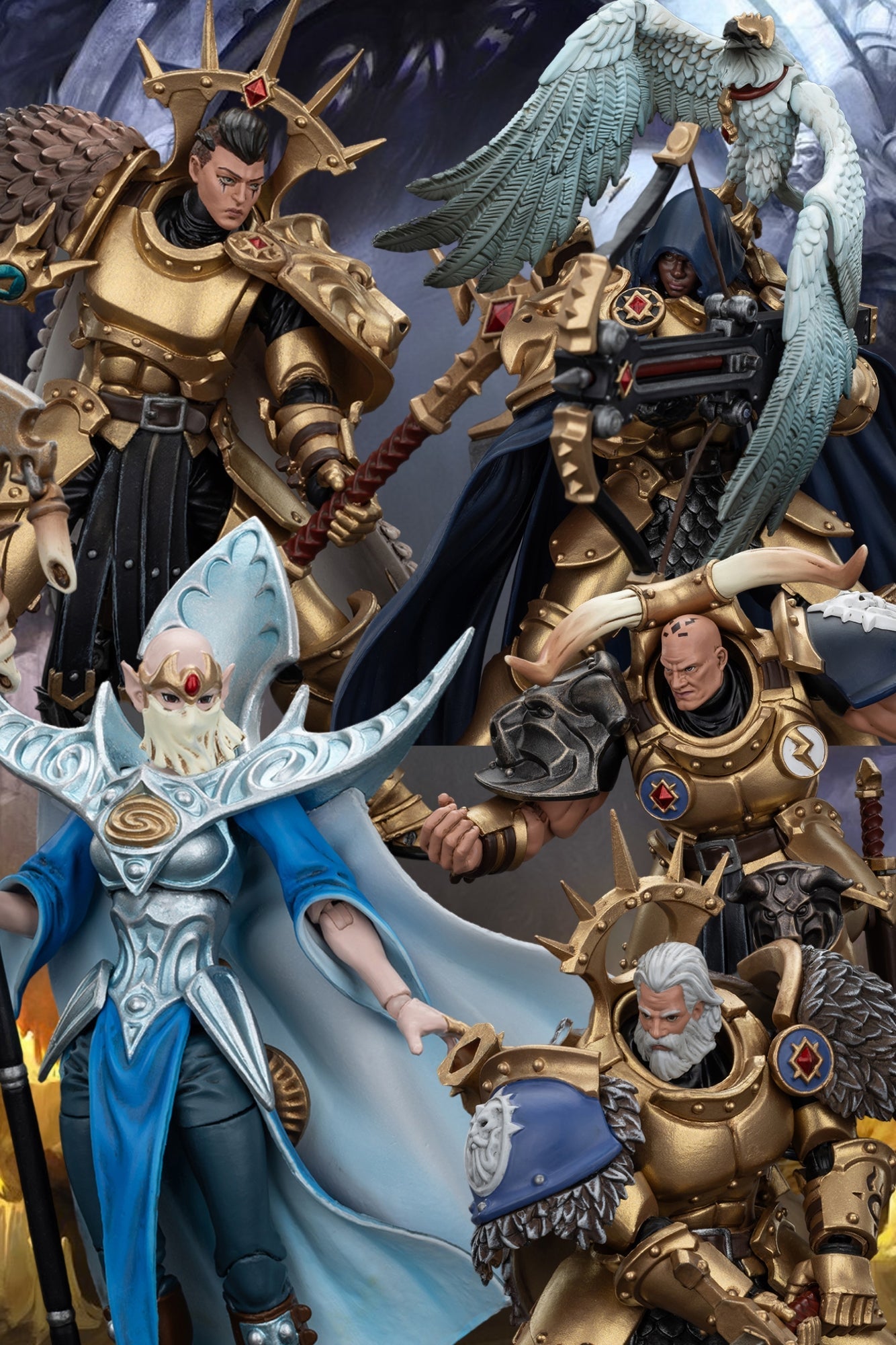 Stormcast Eternals The Blacktalons - Warhammer AGE OF SIGMAR - Mô hình hành động của JOYTOY