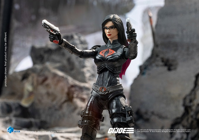 (Rare) G.I.Joe Baroness Exquisite Mini Series 1/18 Scale - Action Figure By HIYA Toys