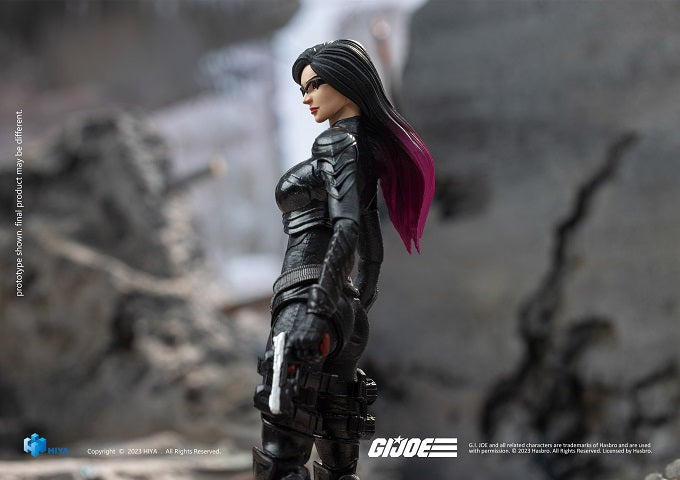 (Rare) G.I.Joe Baroness Exquisite Mini Series 1/18 Scale - Action Figure By HIYA Toys