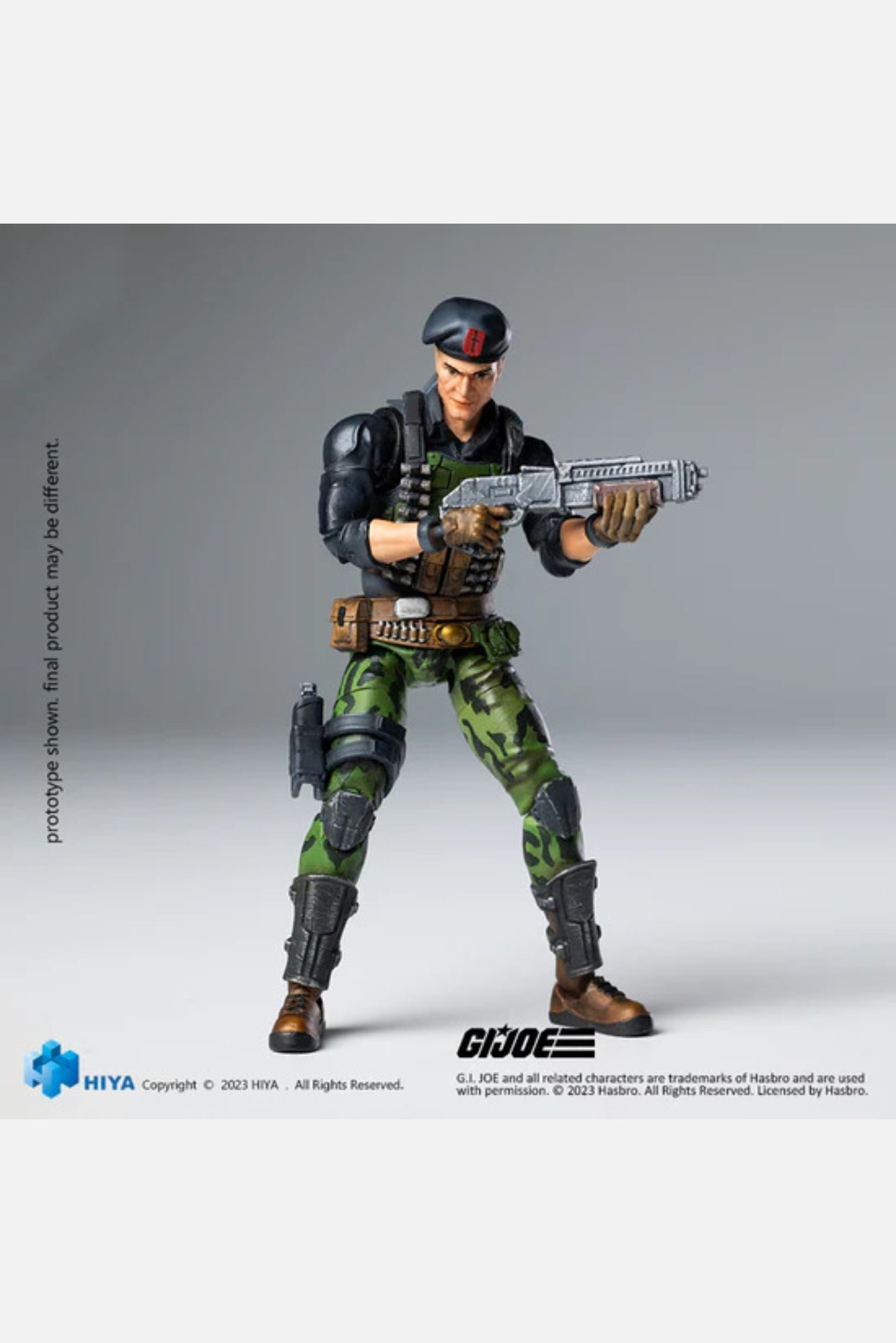 G.I.JOE Flint Exquisite Mini Series 1/18 Scale - Action Figure By HIYA Toys