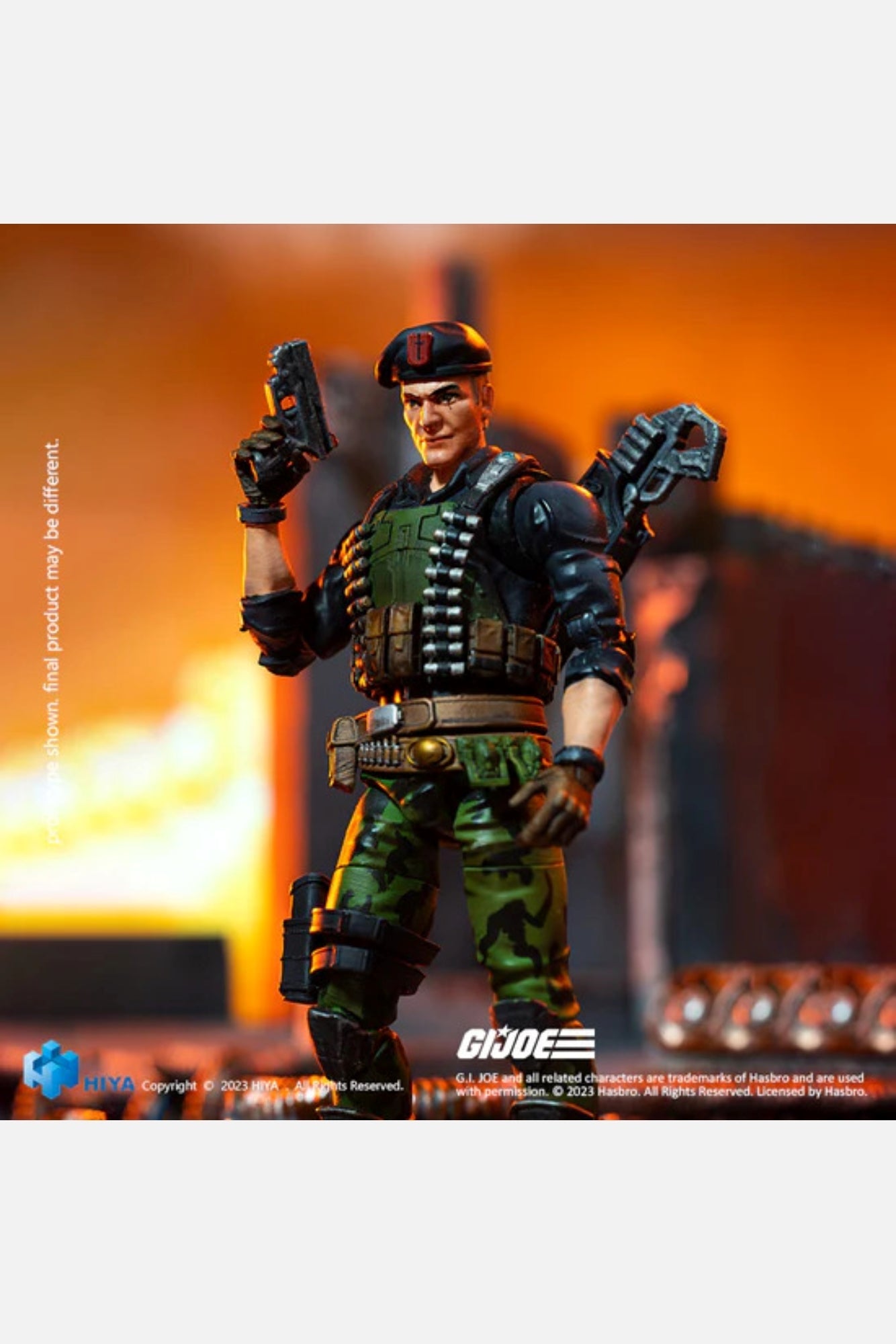 G.I.JOE Flint Exquisite Mini Series 1/18 Scale - Action Figure By HIYA Toys