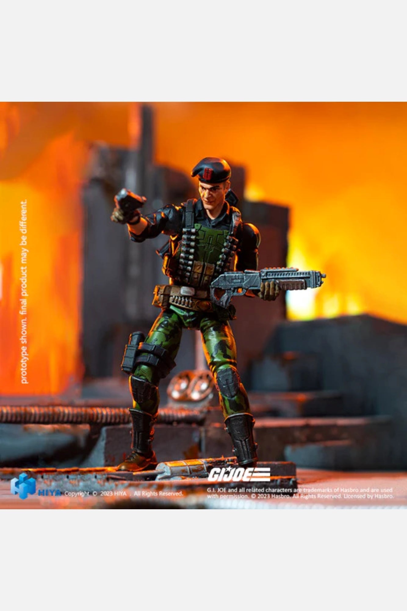 G.I.JOE Flint Exquisite Mini Series 1/18 Scale - Action Figure By HIYA Toys