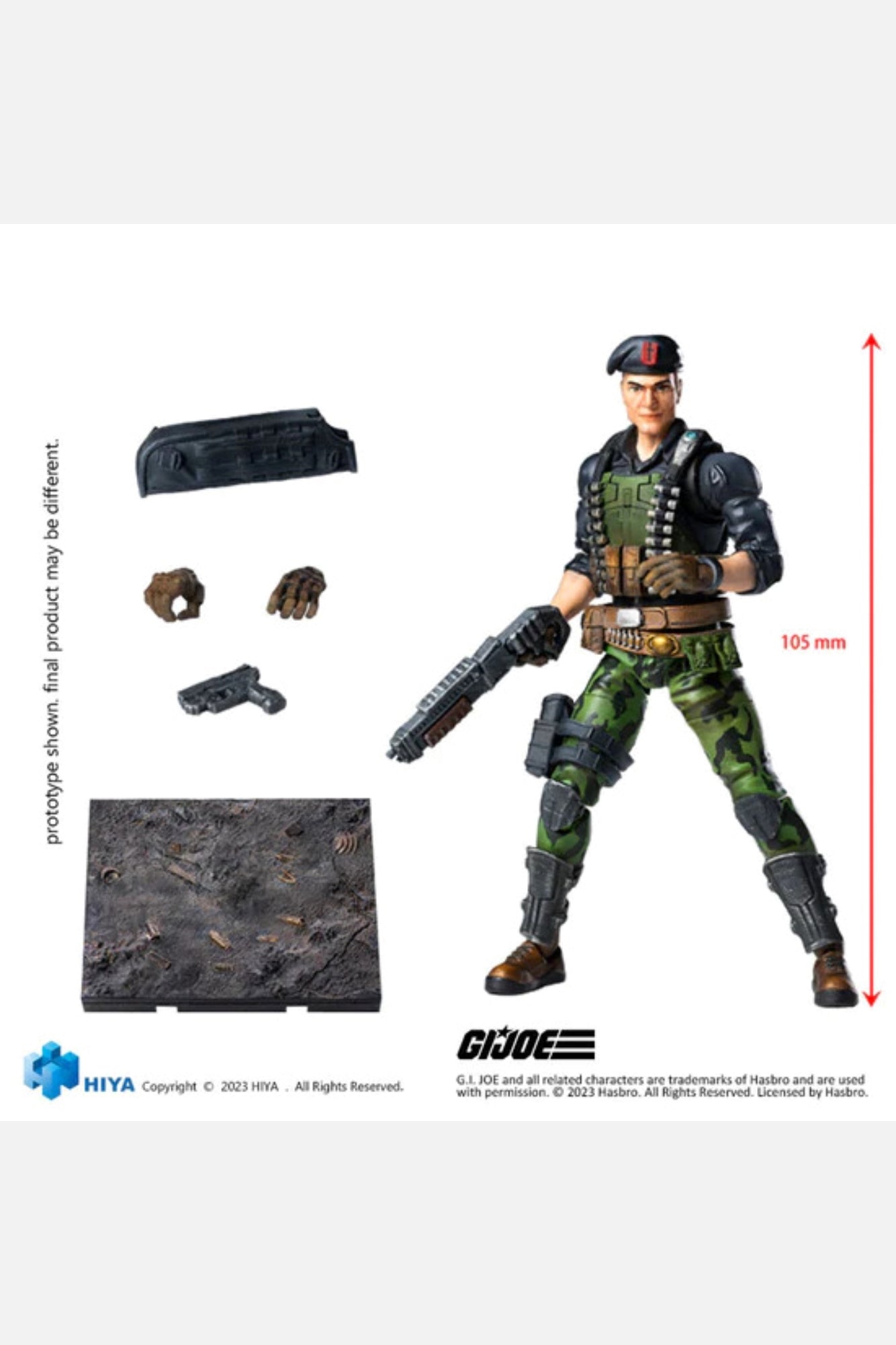 G.I.JOE Flint Exquisite Mini Series 1/18 Scale - Action Figure By HIYA Toys