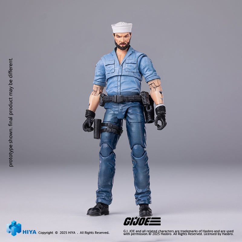 Exquisite Mini Series 1/18 Scale G.I.Joe Shipwreck- Action Figure By HIYA Toys