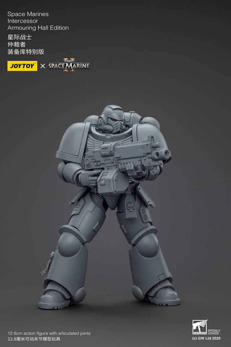 Space Marines Intercessor Armoring Hall Edition- Warhammer SPACE MARINE II 1/18 Action Figure By JOYTOY