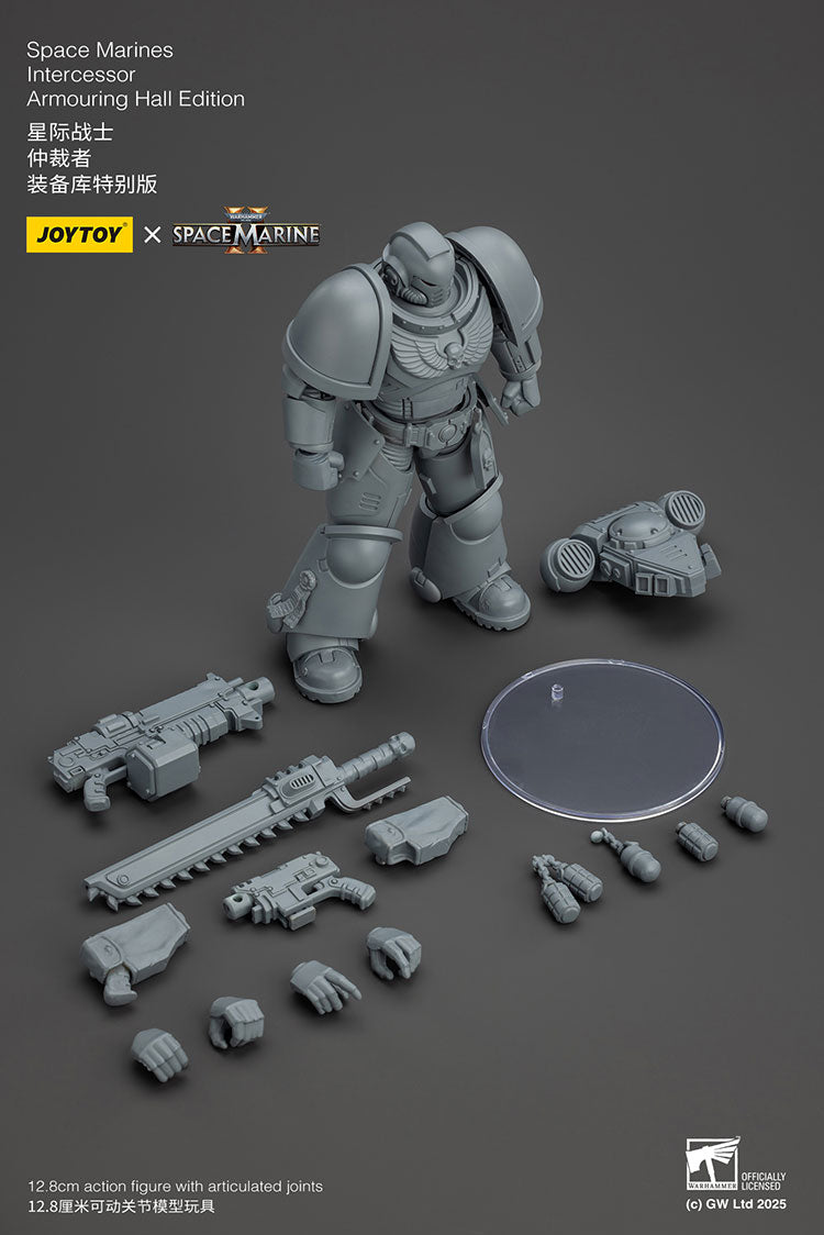 Space Marines Intercessor Armoring Hall Edition- Warhammer SPACE MARINE II 1/18 Action Figure By JOYTOY