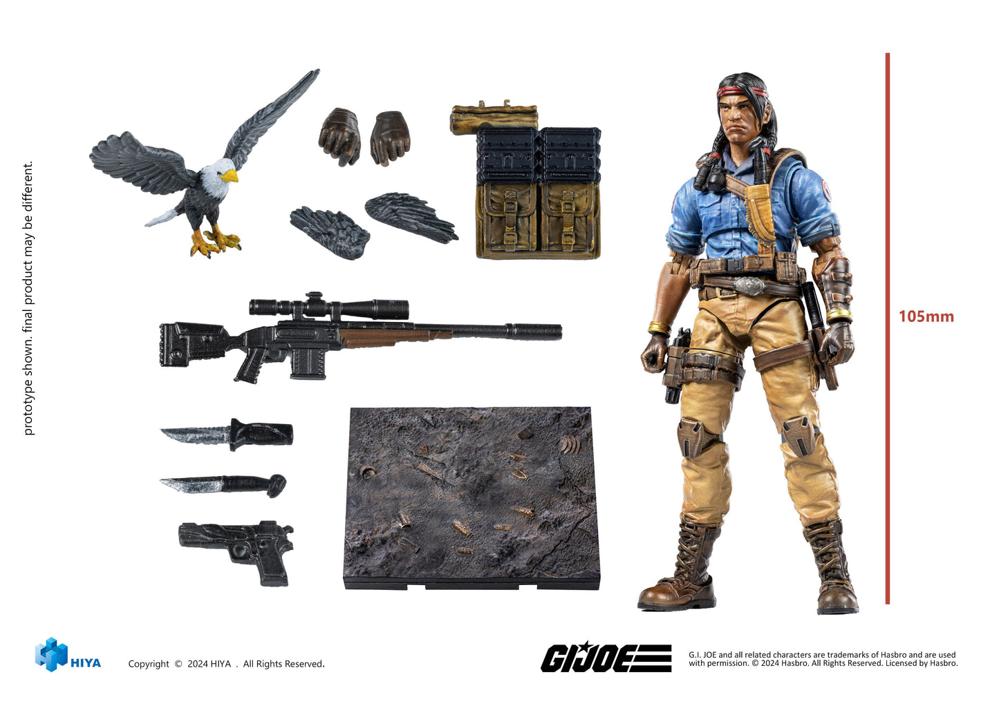 G.I.JOE Spirit Iron-Knife 1/18 Scale - Action Figure By HIYA Toys