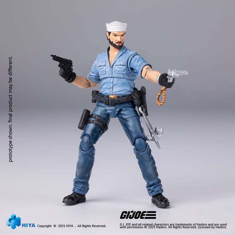 Exquisite Mini Series 1/18 Scale G.I.Joe Shipwreck- Action Figure By HIYA Toys