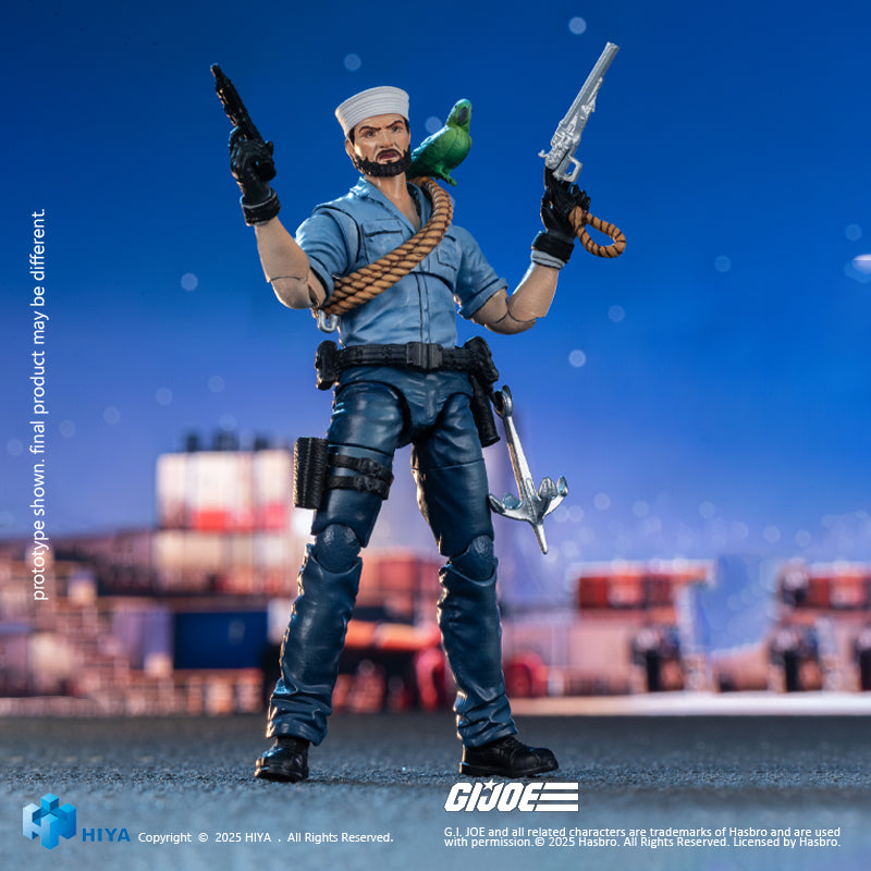 Exquisite Mini Series 1/18 Scale G.I.Joe Shipwreck- Action Figure By HIYA Toys