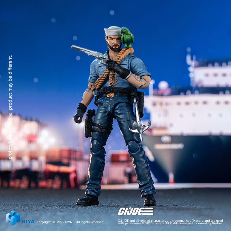 Exquisite Mini Series 1/18 Scale G.I.Joe Shipwreck- Action Figure By HIYA Toys