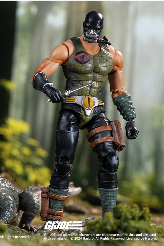 Exquisite Mini Series 1/18 Scale G.I.Joe Croc Master&Fiona - Action Figure By HIYA Toys