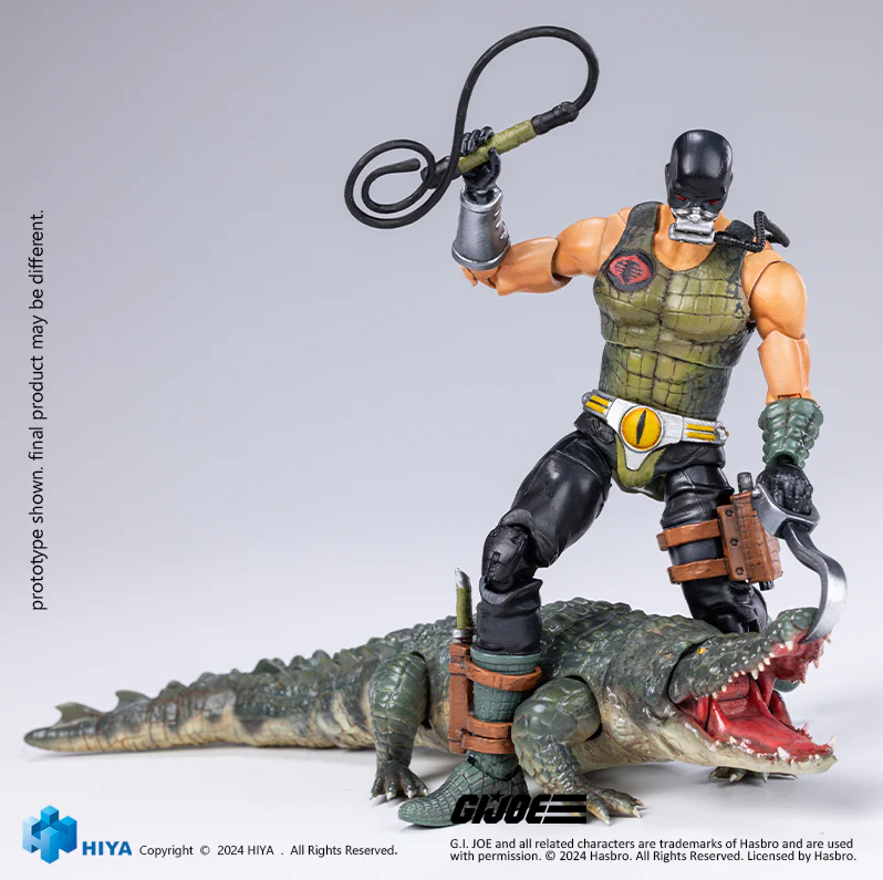 Exquisite Mini Series 1/18 Scale G.I.Joe Croc Master&Fiona - Action Figure By HIYA Toys