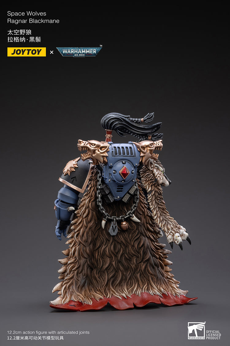 (RE-RUN) Space Wolves Ragnar Blackmane - Warhammer 40K Action Figure By JOYTOY