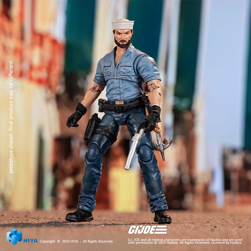 Exquisite Mini Series 1/18 Scale G.I.Joe Shipwreck- Action Figure By HIYA Toys