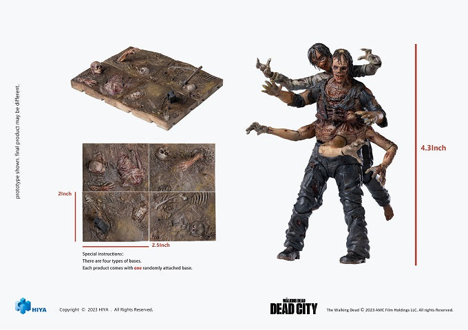 The Walking Dead: Dead City Walker King Exquisite Mini Series 1/18 Scale - Action Figure By HIYA Toys