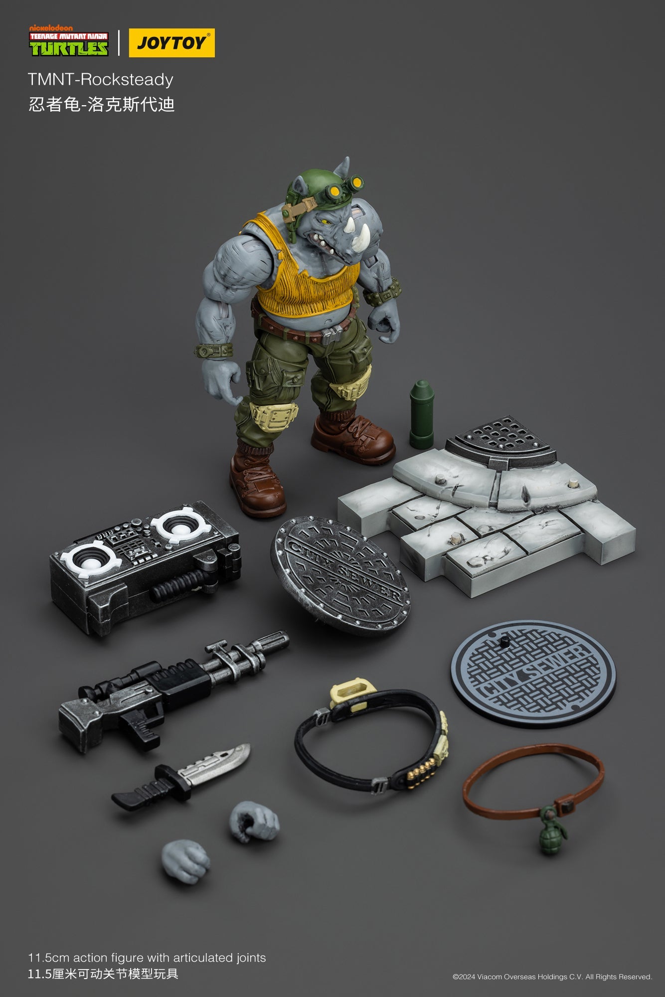 TMNT - Rocksteady - TMNT Action Figure by JOYTOY