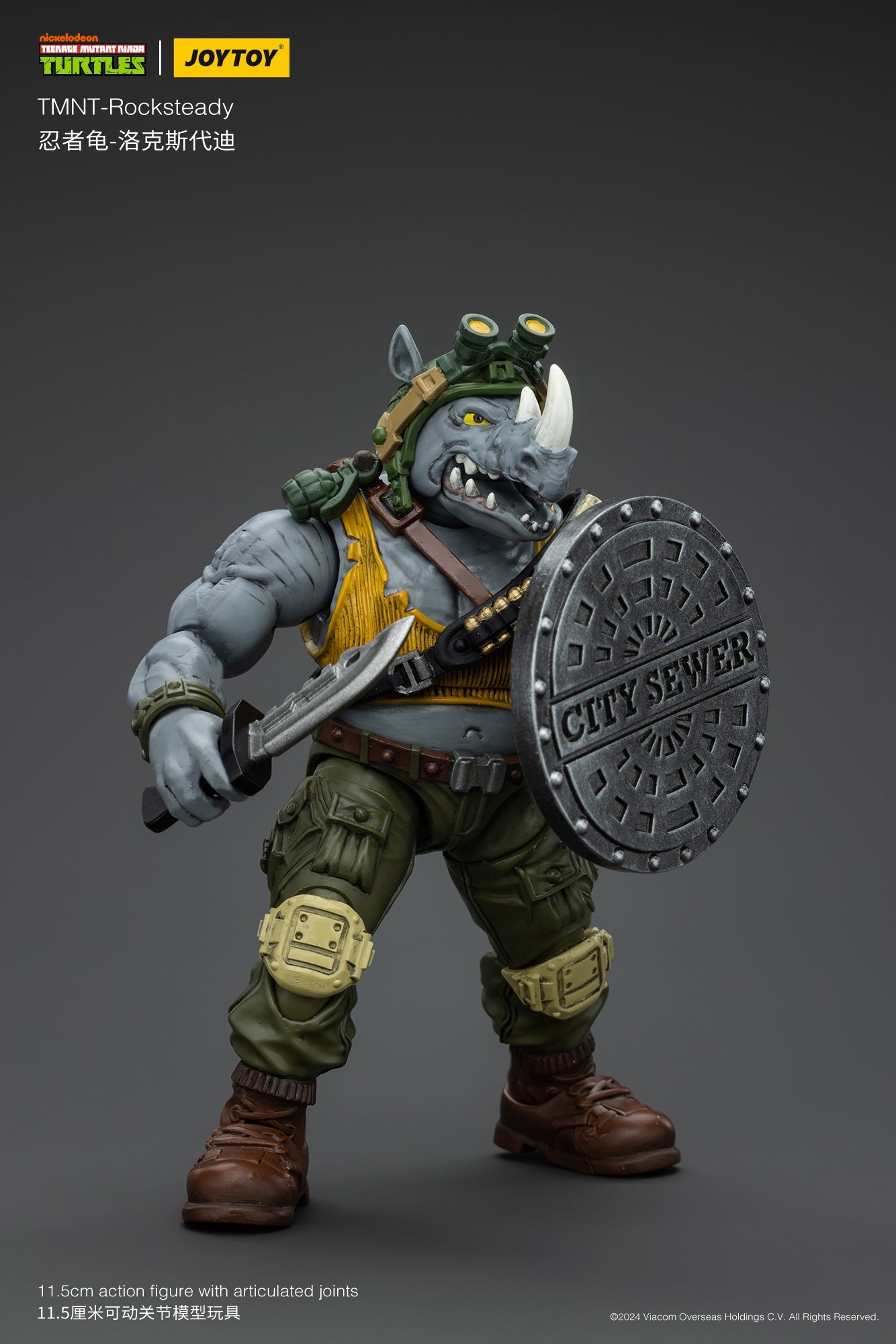 TMNT - Rocksteady - TMNT Action Figure by JOYTOY