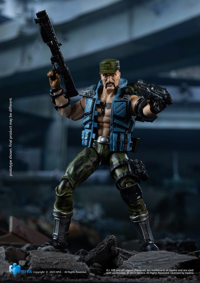 (Rare) G.I.Joe Gung-Ho Exquisite Mini Series 1/18 Scale - Action Figure By HIYA Toys