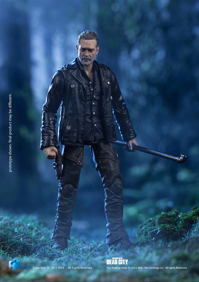 The Walking Dead: Dead City Negan Exquisite Mini Series 1/18 Scale - Action Figure By HIYA Toys