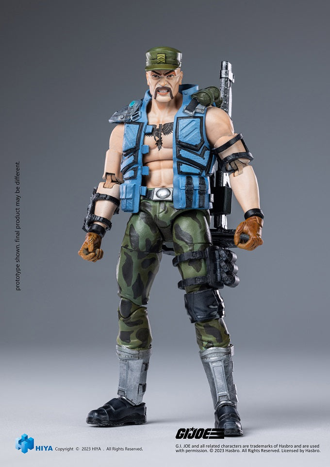 (Rare) G.I.Joe Gung-Ho Exquisite Mini Series 1/18 Scale - Action Figure By HIYA Toys