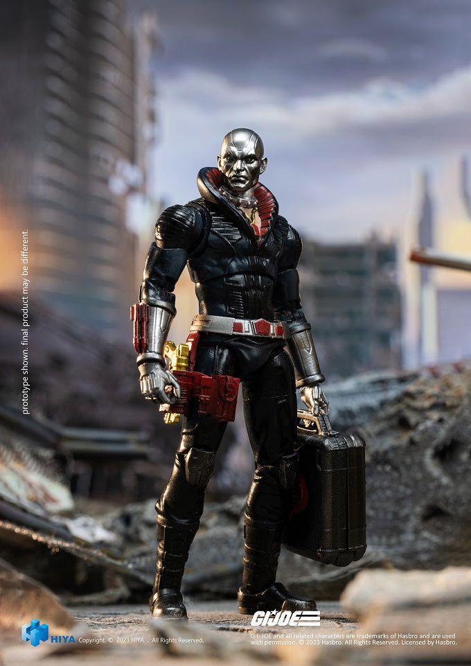 (Rare) G.I.Joe Destro Exquisite Mini Series 1/18 Scale - Action Figure By HIYA Toys