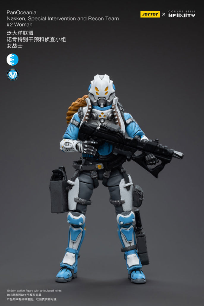 PanOceania Nokken Special Intervention and Recon Team#2Woman - Action Figure By JOYTOY