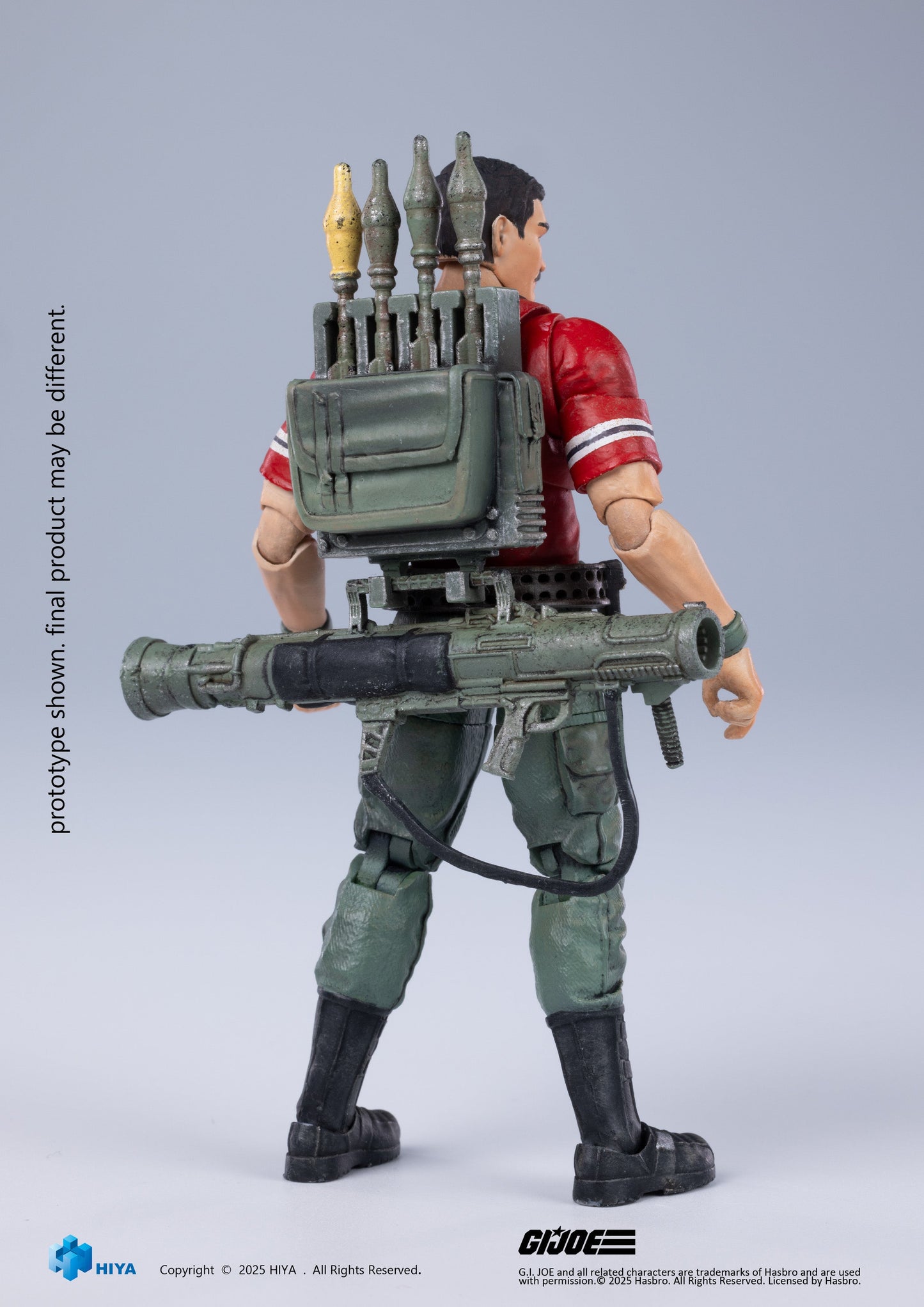 Exquisite Mini Series 1/18 G.I.Joe BAZOOKA - Action Figure By HIYA Toys