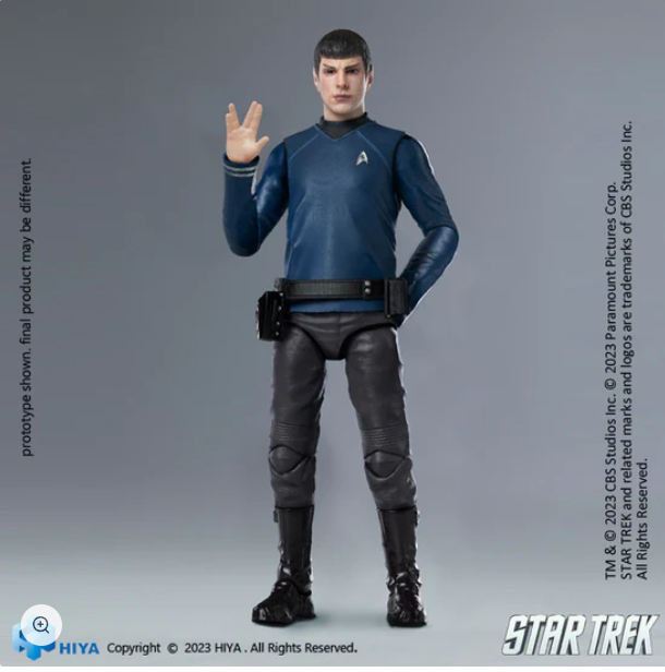 (Rare) STAR TREK 2009 Spock Exquisite Mini Series 1/18 Scale - Action Figure By HIYA Toys