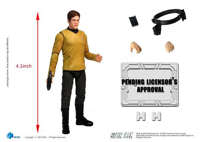 STAR TREK 2009 Sulu Exquisite Mini Series 1/18 Scale - Action Figure By HIYA Toys