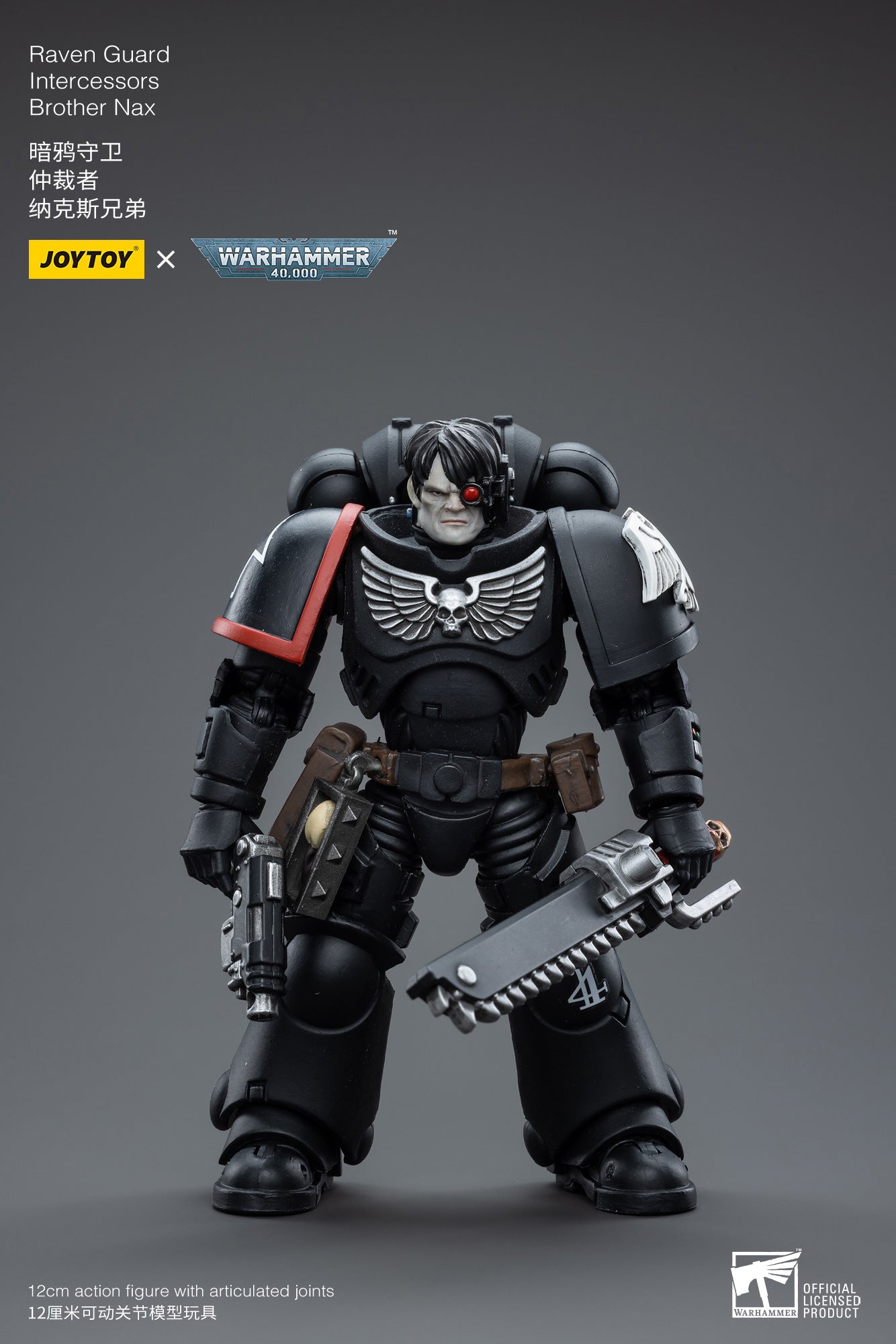 Raven Guard Intercessors Brother Nax - Warhammer 40K Action Figure By JOYTOY