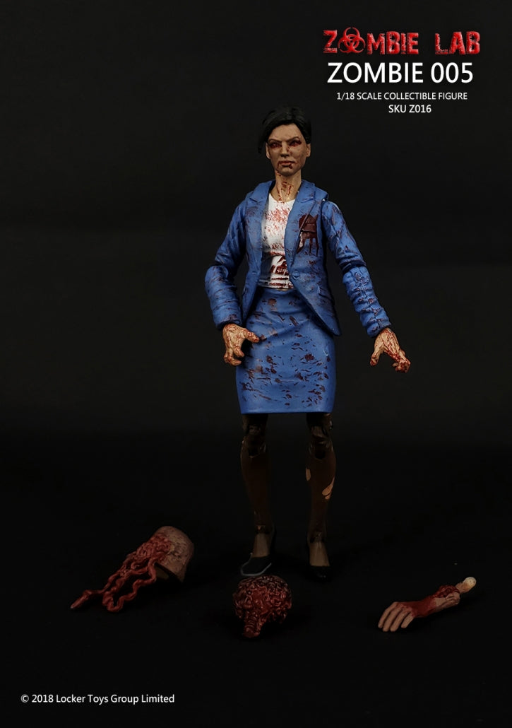 Zombie 005 - Zombie Lab 1/18 Action Figure By Locker Toys Group