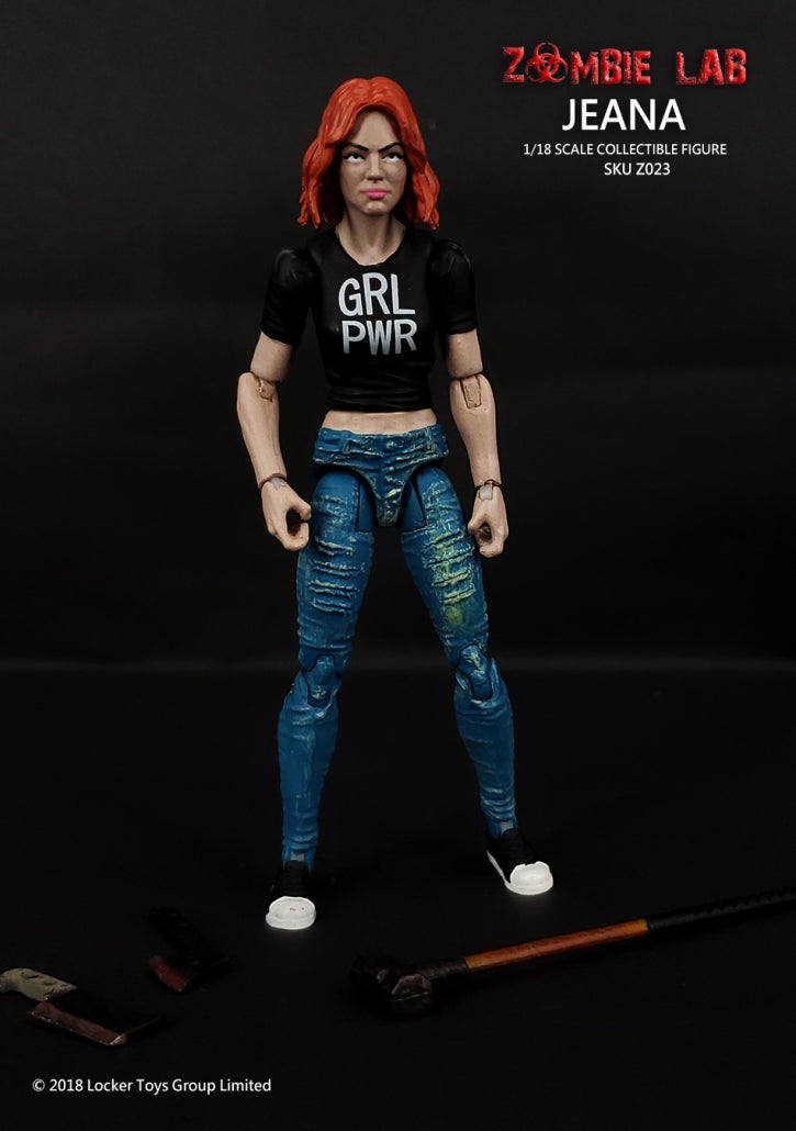 Jeana - Zombie Lab 1/18 Mô hình hành động của Locker Toys Group