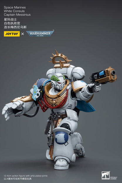 Space Marines White Consuls Captain Messinius - Mô hình hành động Warhammer 40K của JOYTOY