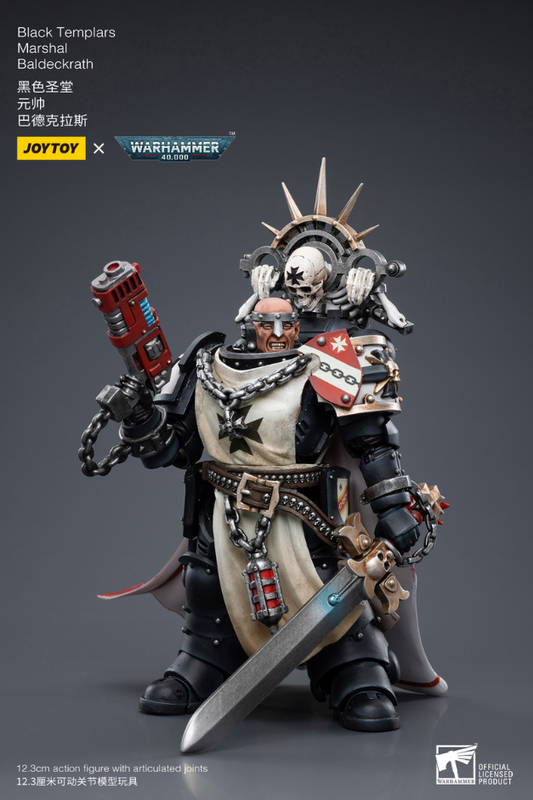 Black Templars Marshal Baldeckrath - Warhammer 40K Action Figure By JOYTOY