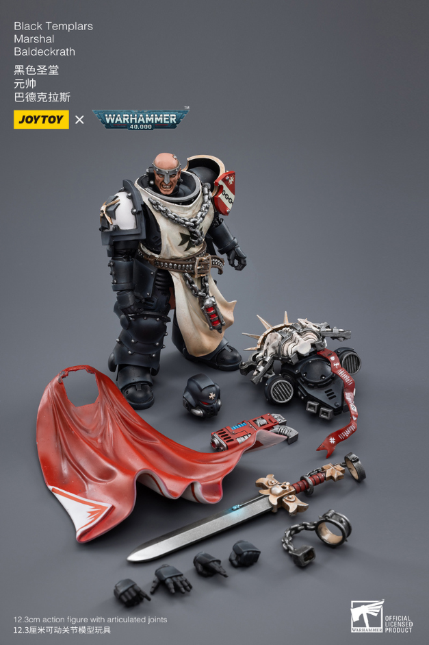 Black Templars Marshal Baldeckrath - Warhammer 40K Action Figure By JOYTOY