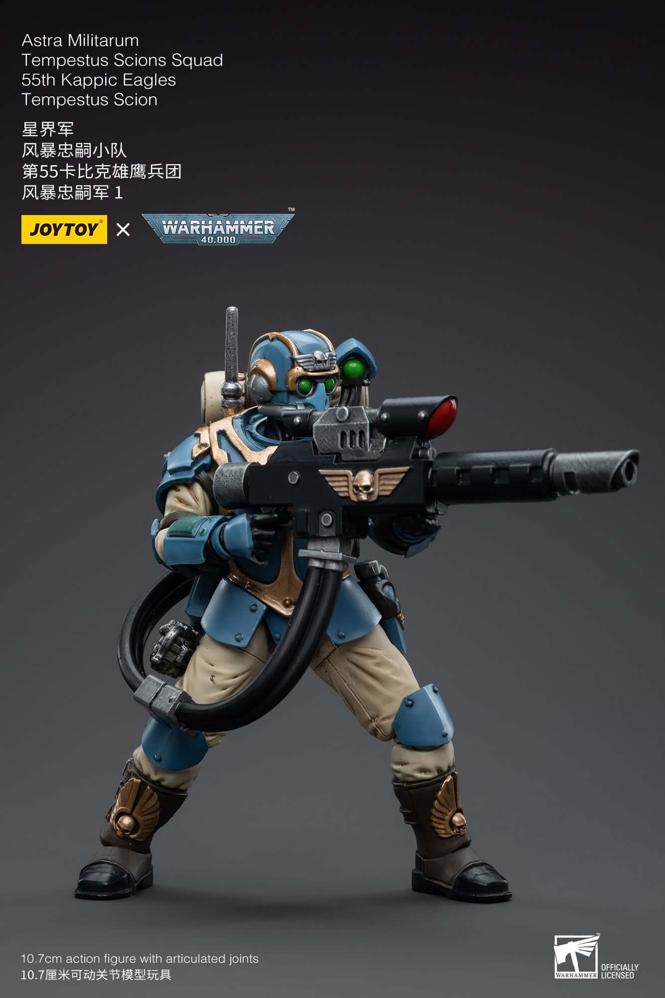 Astra Militarum Tempestus Scions Squad 55th Kappic Eagles Tempestus Scion 1 - Warhammer 40K Action Figure By JOYTOY