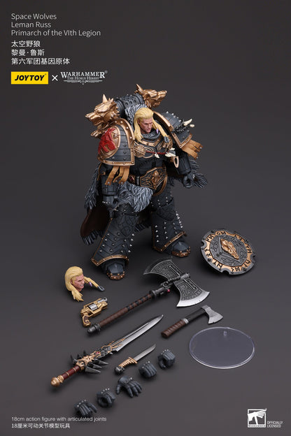 (RE-RUN) Space Wolves Leman Russ Primarch of the VIth Legion - Warhammer "The Horus Heresy" Action Figure By JOYTOY