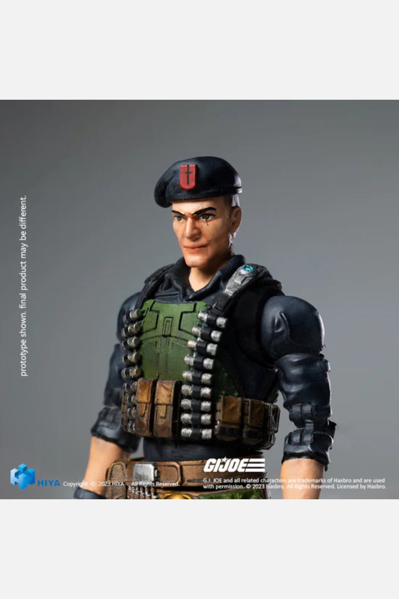G.I.JOE Flint Exquisite Mini Series 1/18 Scale - Action Figure By HIYA Toys