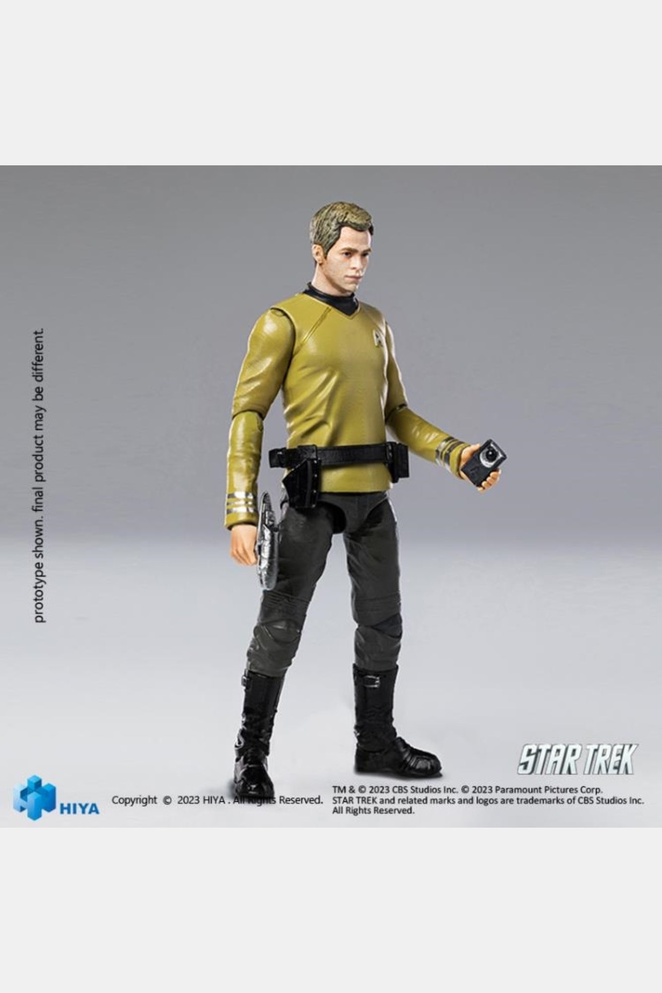 (Rare) STAR TREK 2009 Kirk Exquisite Mini Series 1/18 Scale - Action Figure By HIYA Toys