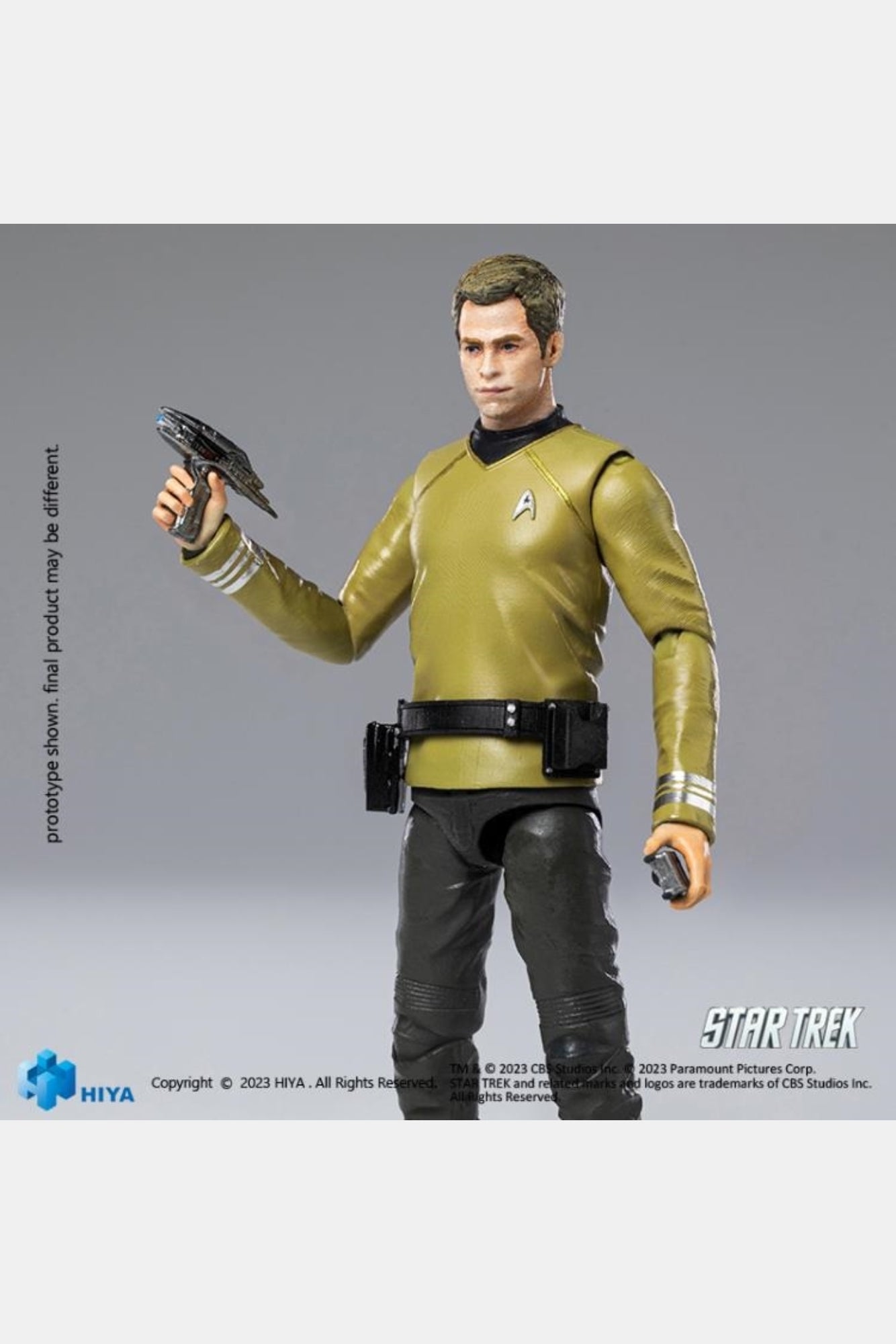 (Rare) STAR TREK 2009 Kirk Exquisite Mini Series 1/18 Scale - Action Figure By HIYA Toys