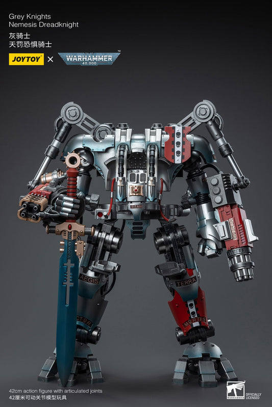 (Hiếm) Grey Knights Nemesis Dreadknight - Mô hình hành động Warhammer 40K của JOYTOY