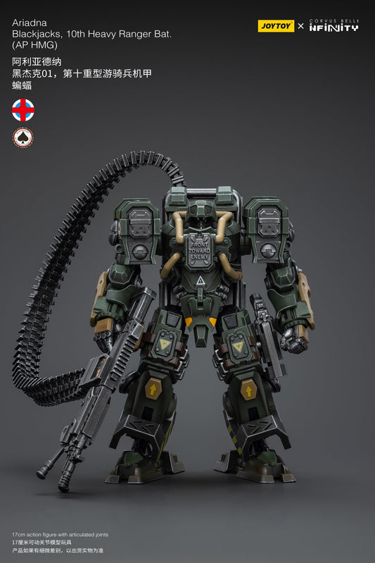 Ariadna Blackjacks, 10th Heavy Ranger Bat (AP HMG) - Infinity Action Figure By JOYTOY