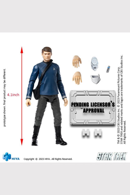 (Rare) STAR TREK 2009 McCoy Exquisite Mini Series 1/18 Scale - Action Figure By HIYA Toys