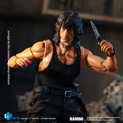 Rambo First Blood Part III Exquisite Mini Series 1/12 Scale - Action Figure By HIYA Toys