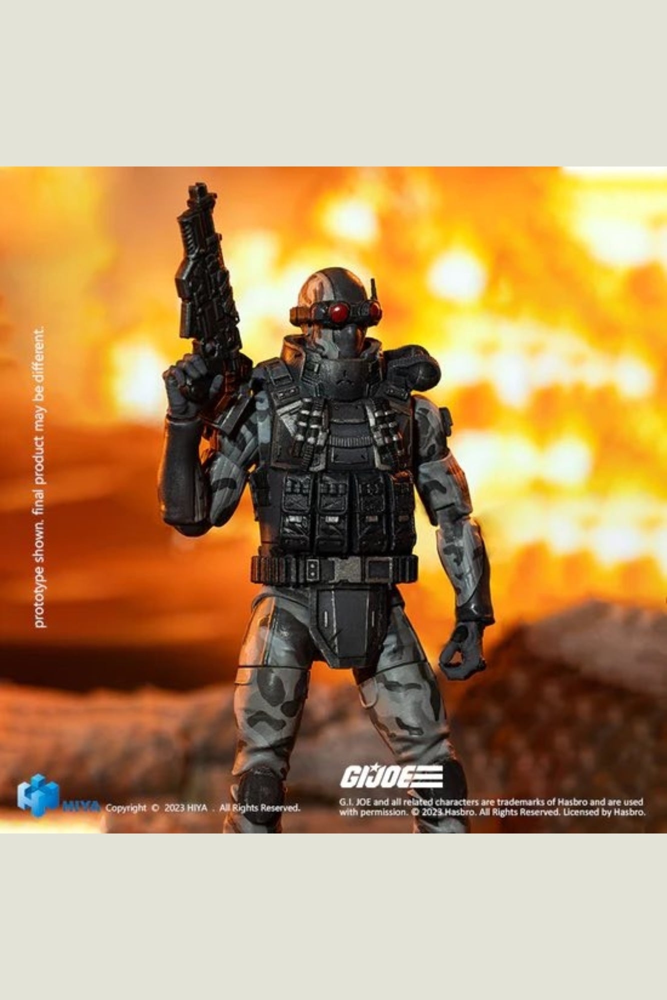G.I.JOE Firefly Exquisite Mini Series 1/18 Scale - Action Figure By HIYA Toys