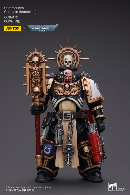 Ultramarines Chaplain (Indomitus) - Warhammer 40K Action Figure By JOYTOY