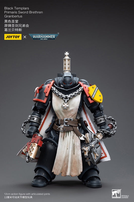 Black Templars Primaris Sword Brethren Granbertus - Warhammer 40K Action Figure By JOYTOY