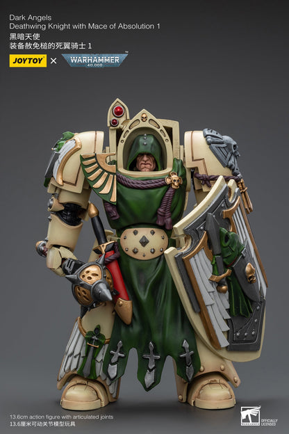 Dark Angels Deathwing Knight với Mace of Absolution 1 - Mô hình hành động Warhammer 40K của JOYTOY 