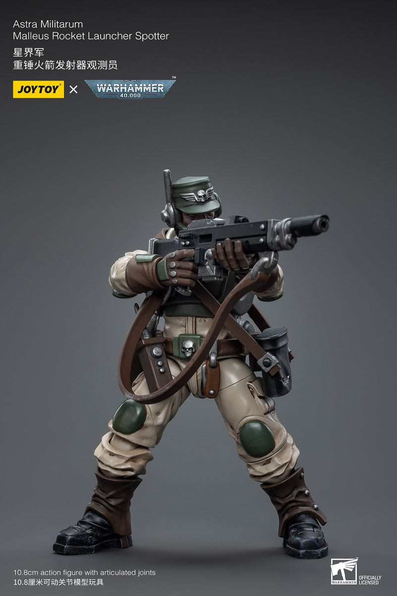 Astra Militarum Ordnance Team with Malleus Rocket Launcher - Warhammer 40K Action Figure By JOYTOY